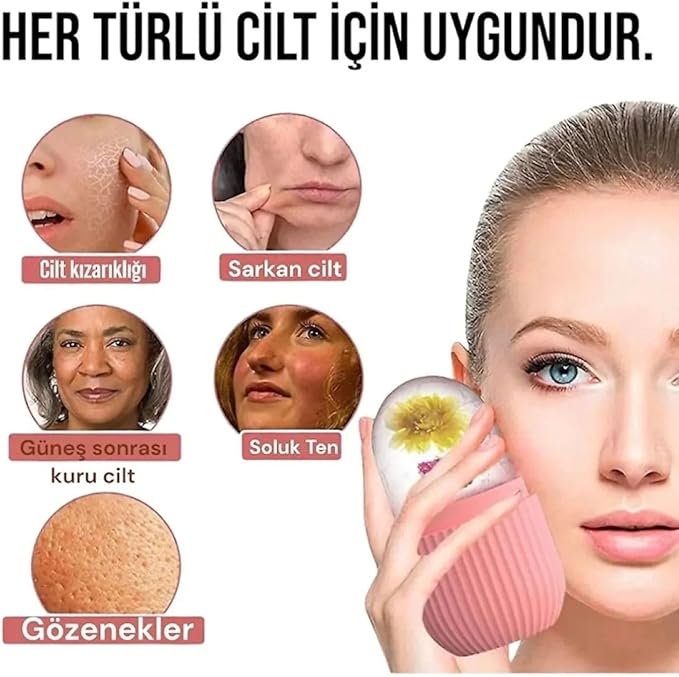 Ice Face Roller: Cilt Bakımınızın Yeni Sırrı Güzellikte Soğuk Masaj Face Rolleryüzsoğukterapi